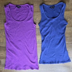 Majora Purple and Blue Tank Tops